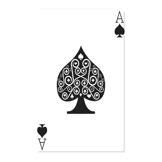 SC022 Ace of Spades Playing Card Cardboard Cut Out Height 154cm
