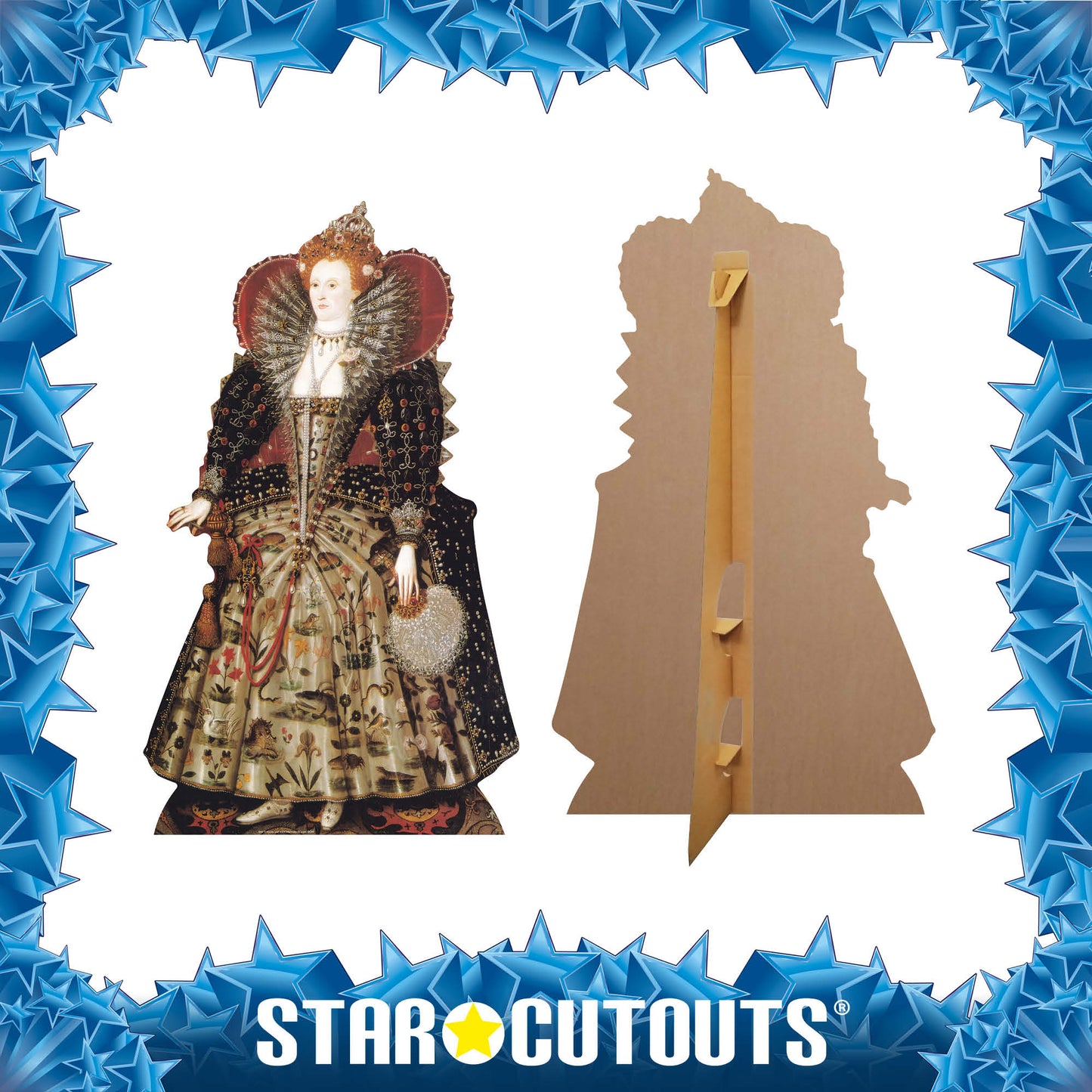 SC062 Queen Elizabeth I Cardboard Cut Out Height 160cm