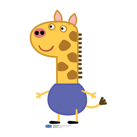 SC1135 Gerald Giraffe (Peppa Pig) Cardboard Cut Out Height 90cm