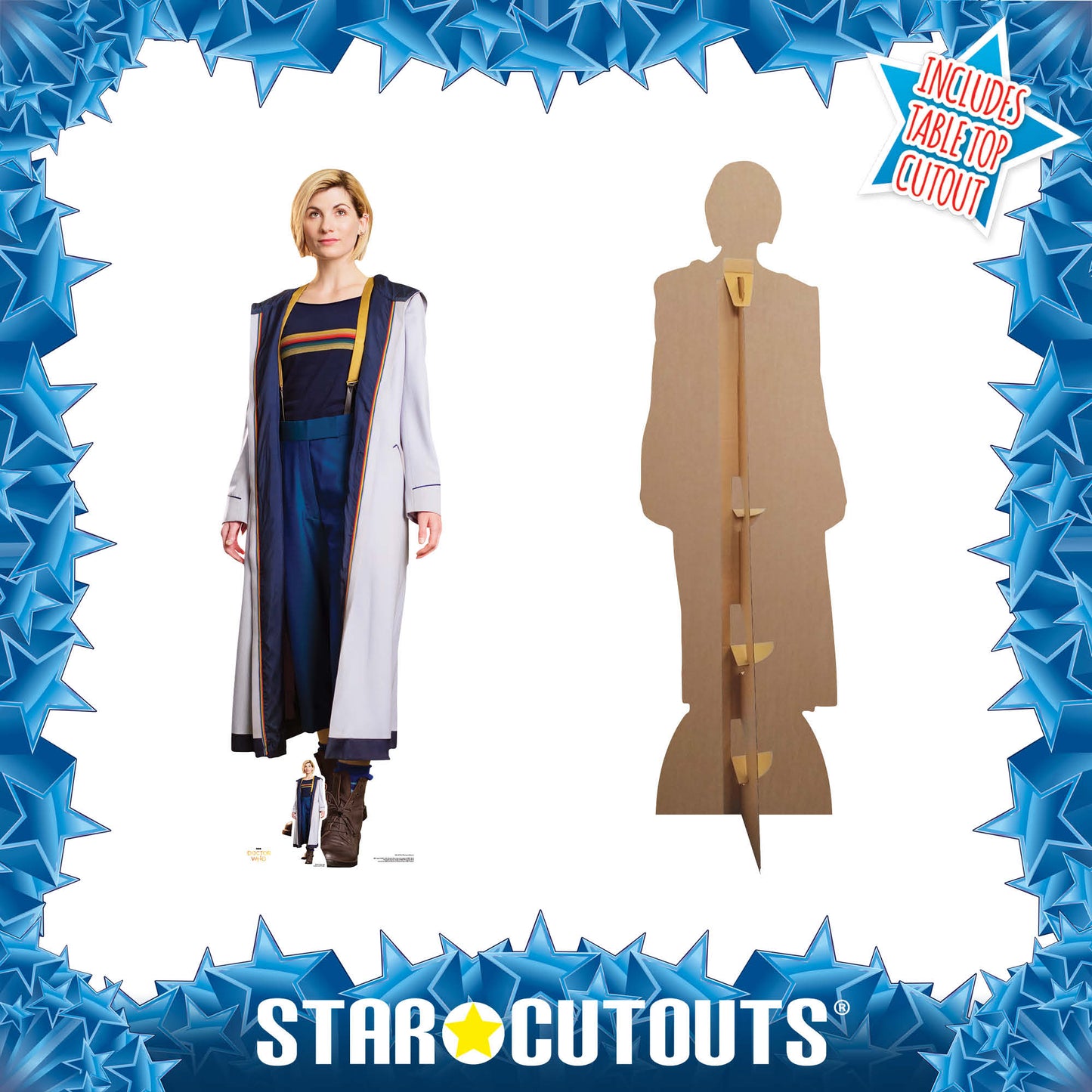 Jodie Whittaker 13th Doctor Lifesize Doctor Who Cardboard Cut Out Height 168cm - Star Cutouts