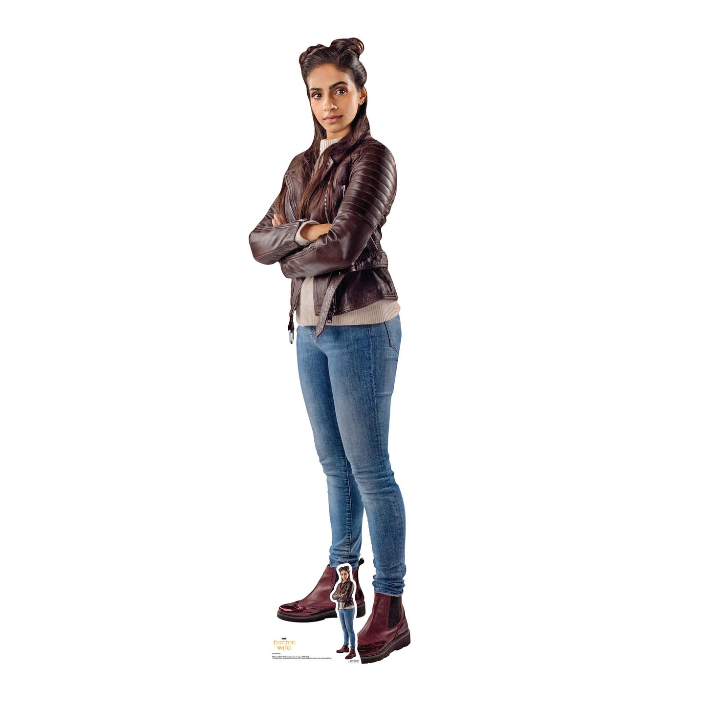 Mandip Gill Yasmin Lifesize Doctor Who Cardboard Cut Out Height 165cm - Star Cutouts