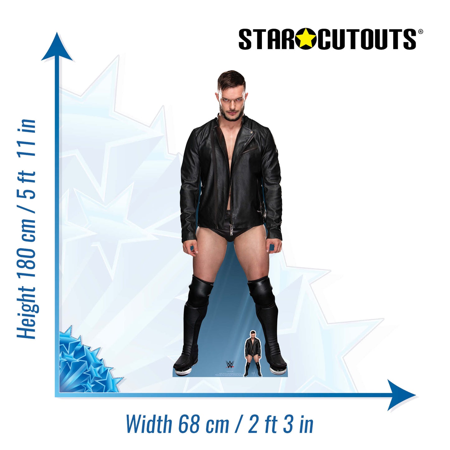SC1257 WWE Finn Balor Cardboard Cut Out Height 180cm