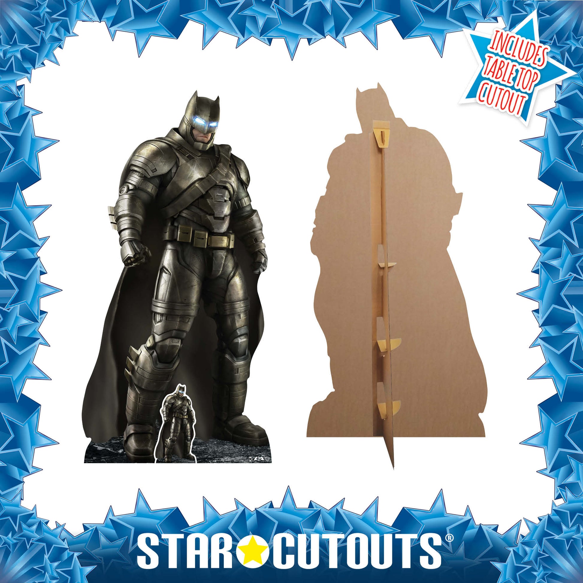 SC1292 Armoured Batsuit Ben Affleck Cardboard Cut Out Height 190cm - Star Cutouts