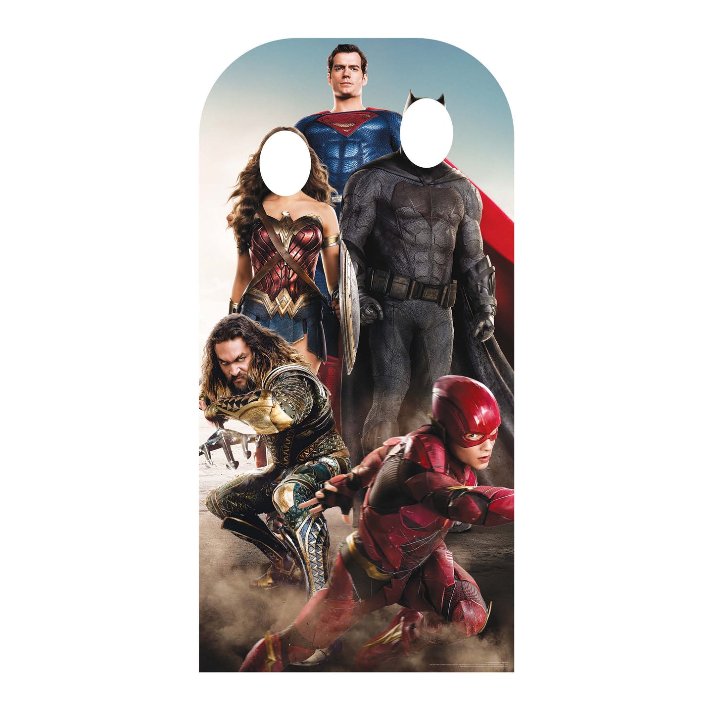 SC1339 Justice League Stand-In (Adult) Live Action Cardboard Cut Out Height 193cm - Star Cutouts