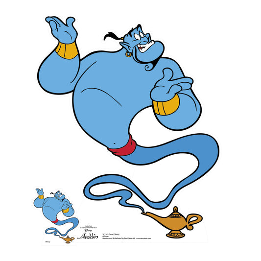 SC1343 Genie Aladdin (Classic) Robin Williams Cardboard Cut Out Height 88cm