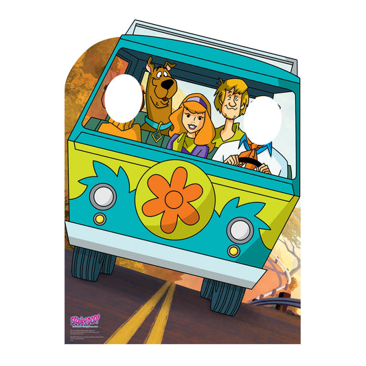 SC1357 Scooby Doo Adventures Mystery Machine Van Stand-In Cardboard Cut Out Height 134cm