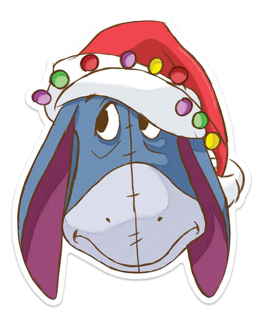 SM135  Eeyore  Christmas Winnie the Pooh Single Face Mask