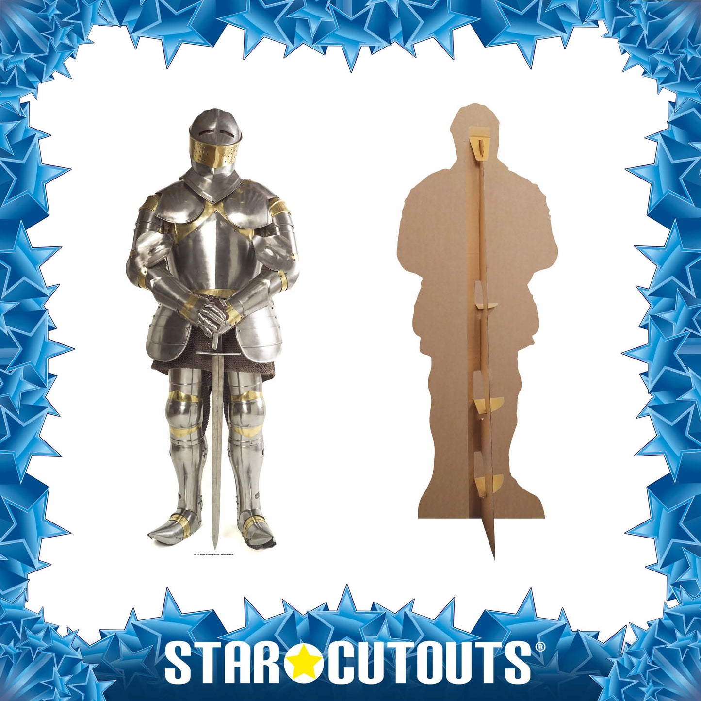 SC141 Knight in Shining Armour Cardboard Cut Out Height 186cm