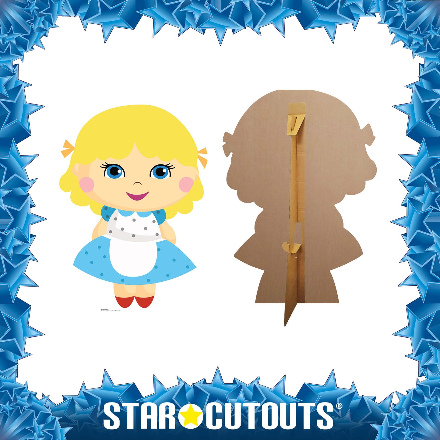 SC1578 Goldilocks Fairy Tales Cardboard Cut Out Height 94cm