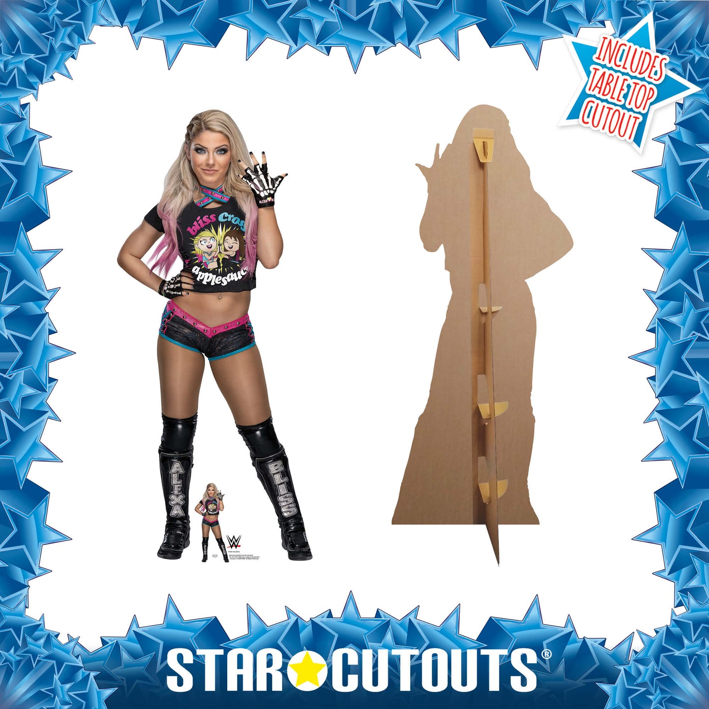 SC1636 Alexa Bliss Five Feet of Fury Cardboard Cut Out Height 154cm