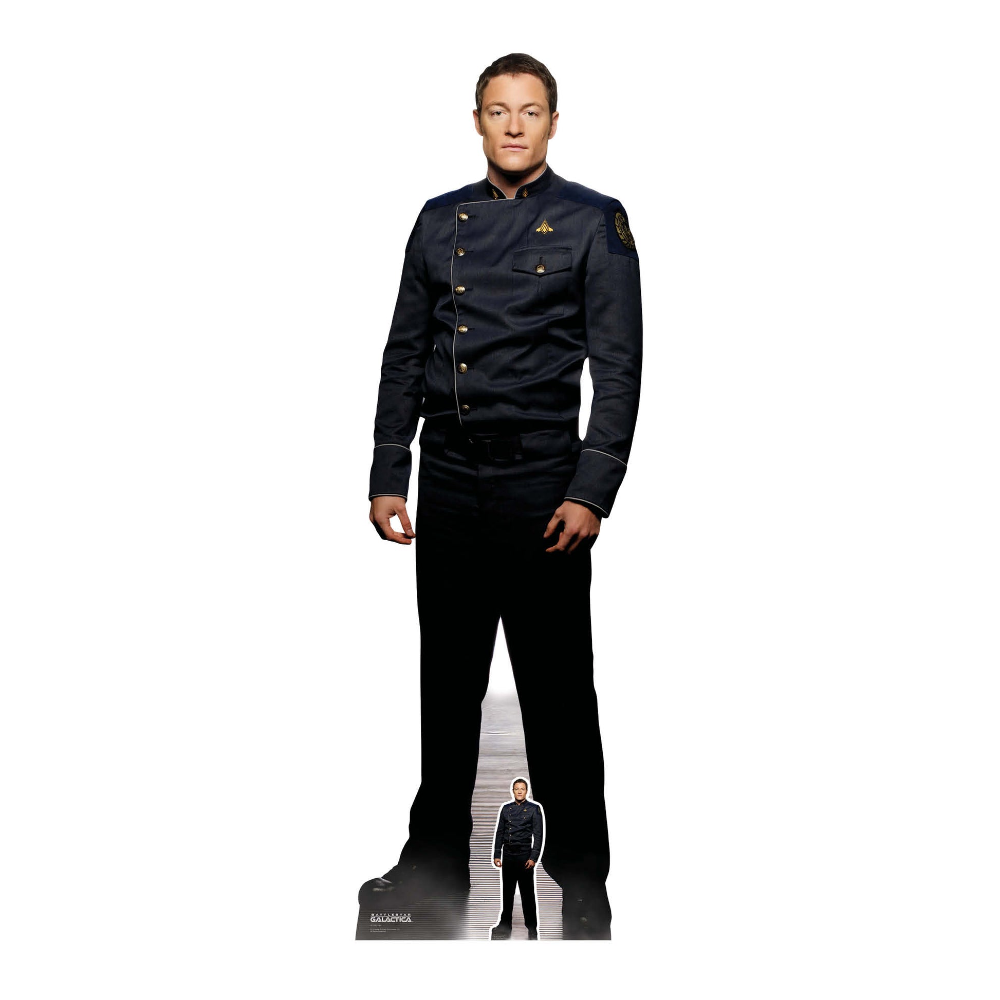 SC1644 Karl C. Agathon Helo Tahmoh Penikett Battlestar Galactica Cardboard Cut Out Height 189cm - Star Cutouts