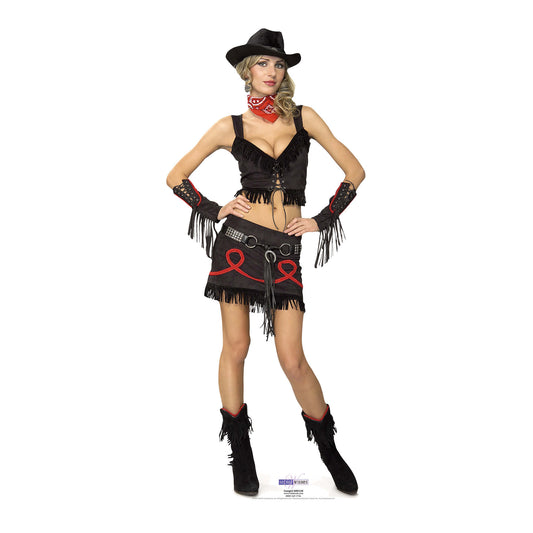 SC187 Cowgirl babe Cardboard Cut Out Height 181cm