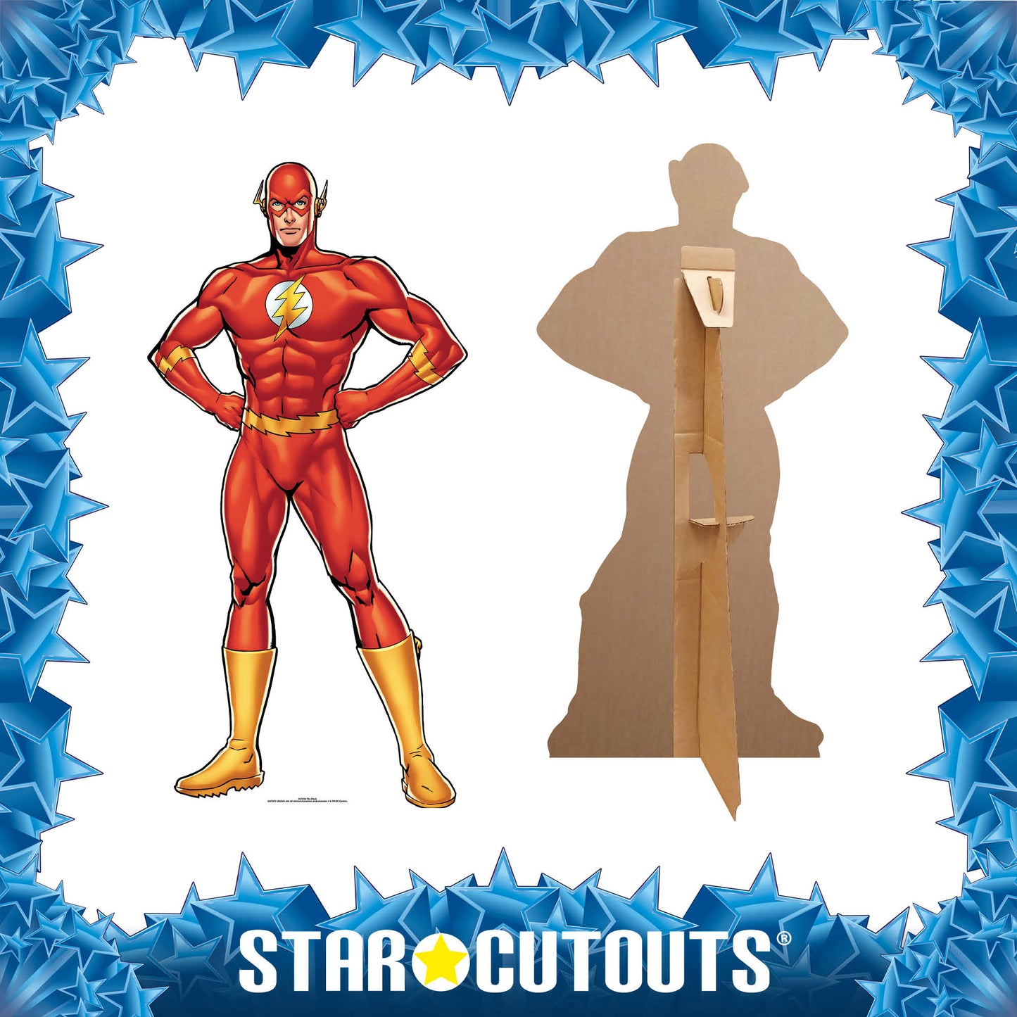 SC1956 The Flash DC (Star Mini) Cardboard Cut Out Height 90cm
