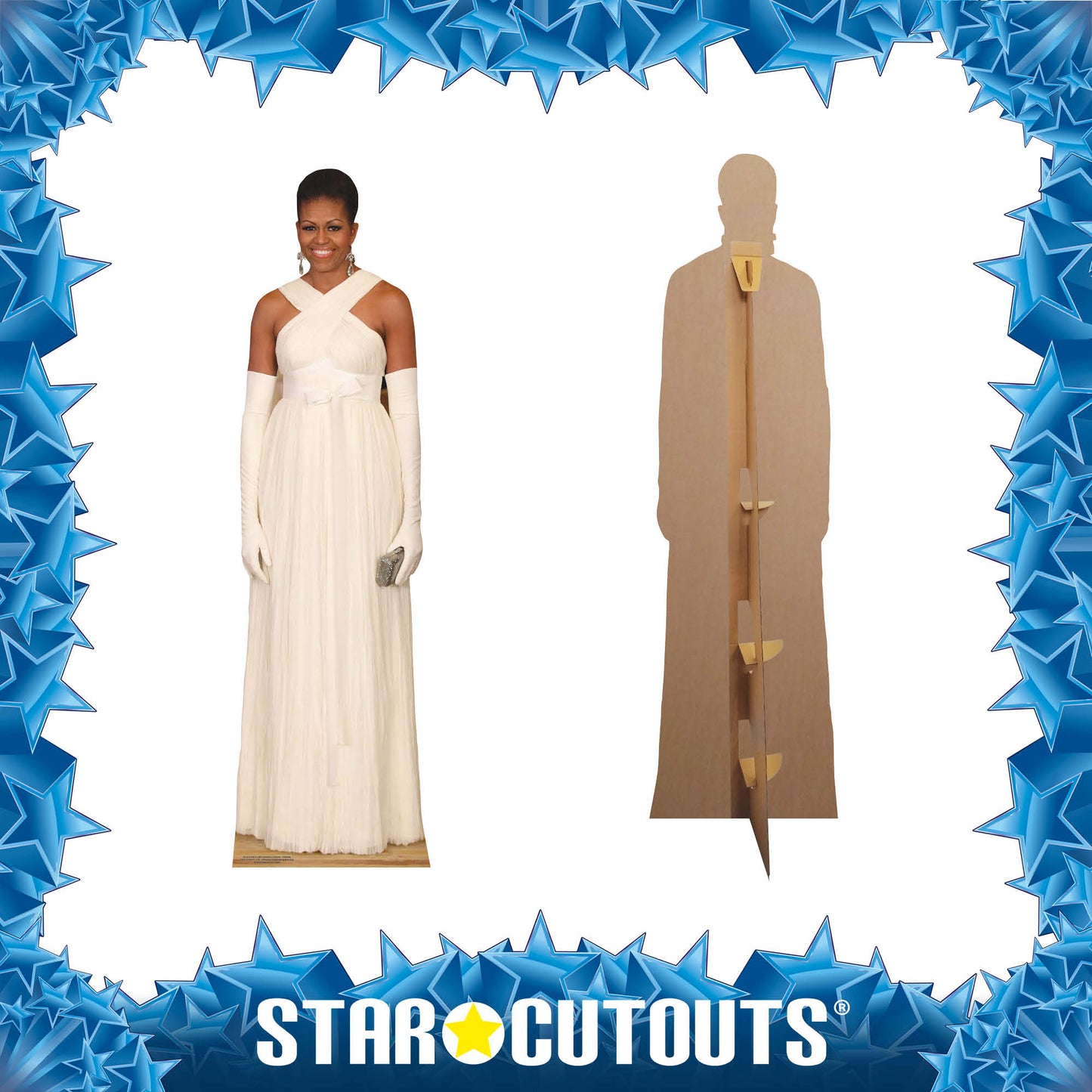 SC2013 First Lady Michelle Obama Formal Cardboard Cut Out Height 189cm