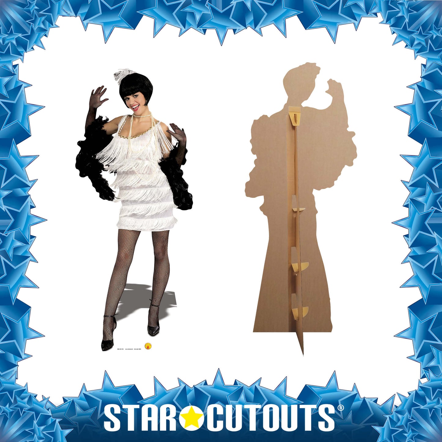 SC214 Broadway Babe Cardboard Cut Out Height 175cm