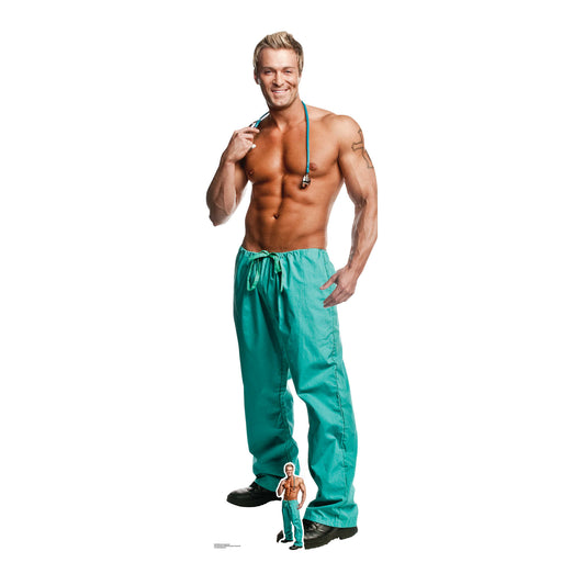 SC2160 Doctor Billy Jeffrey Chippendale Cardboard Cut Out Height 177cm - Star Cutouts