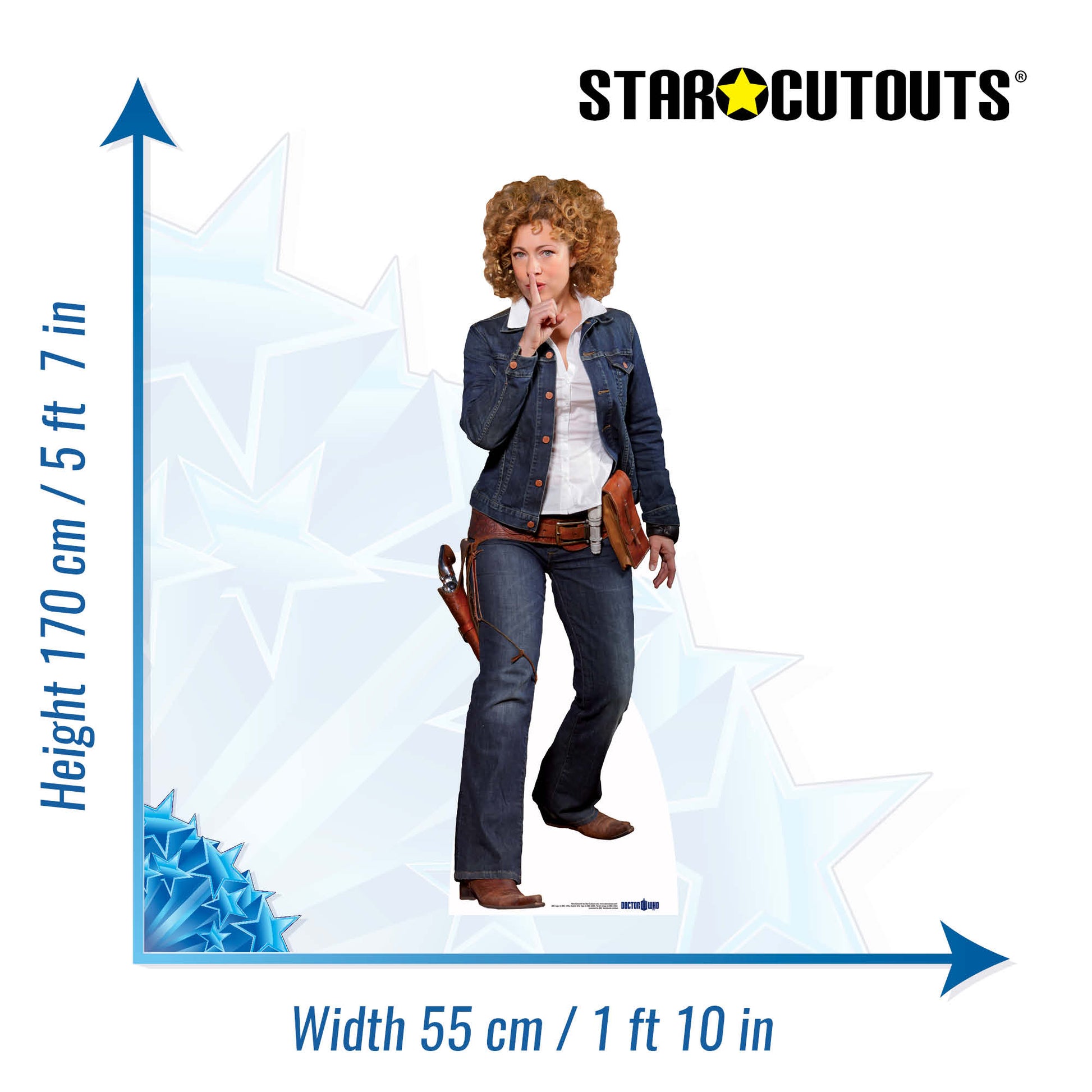 River Song - Utah Cardboard Cut Out Height 170cm - Star Cutouts