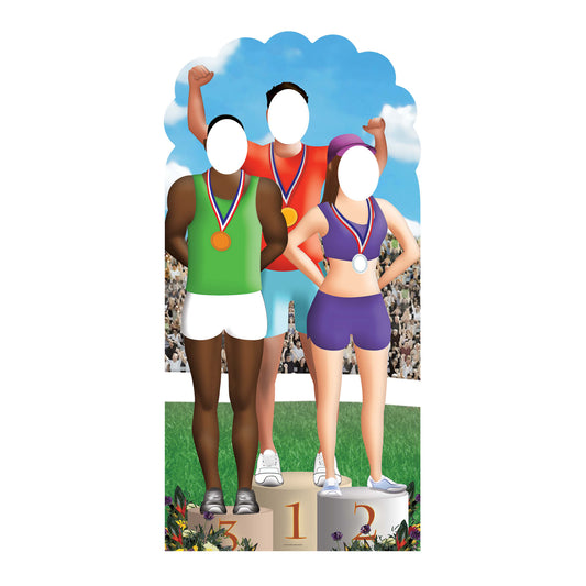 SC362 Olympic Games Stand-In Cardboard Cut Out Height 195cm