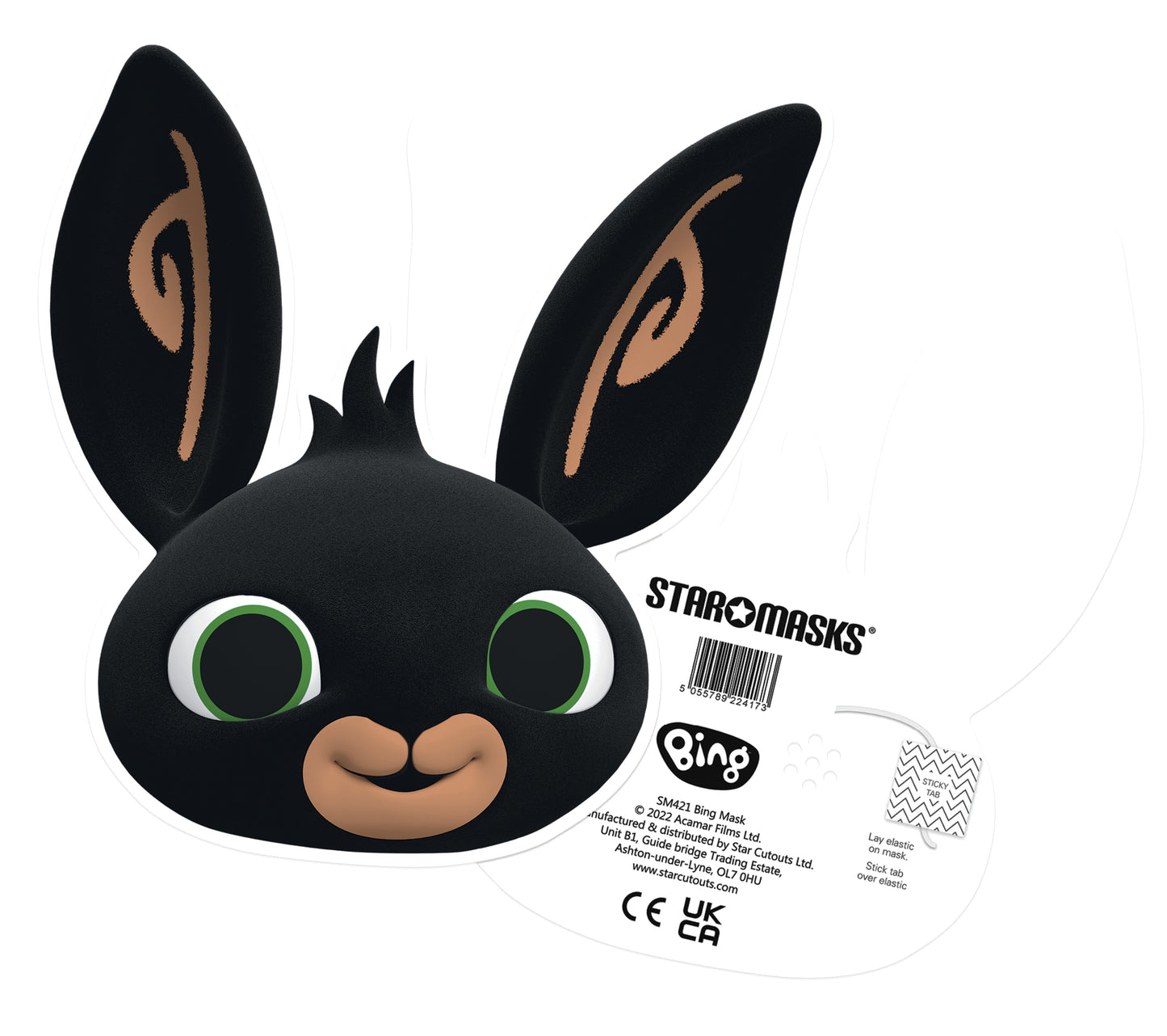 SM421 Bing Bing Bunny Single Face Mask