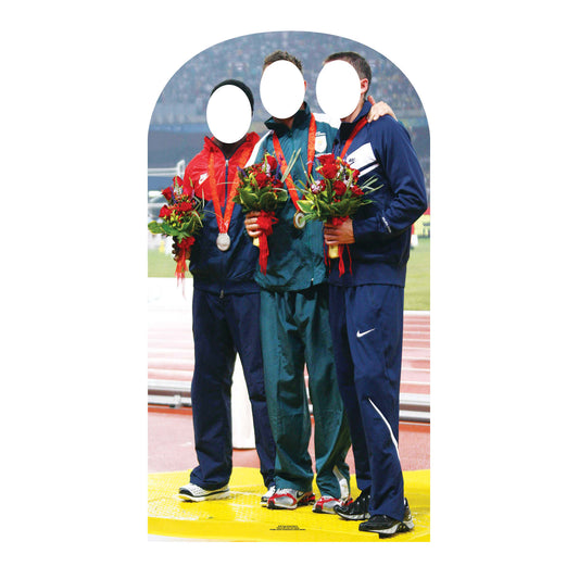 SC457 Olympic Photo Stand-In Cardboard Cut Out Height 175cm