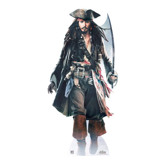 SC507 Captain Jack Sparrow (Sword) Cardboard Cut Out Height  184cm