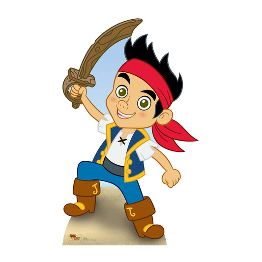 SC539 Jake - Jake and the Neverland Pirates (Star Mini Cut-out) Cardboard Cut Out Height 91cm
