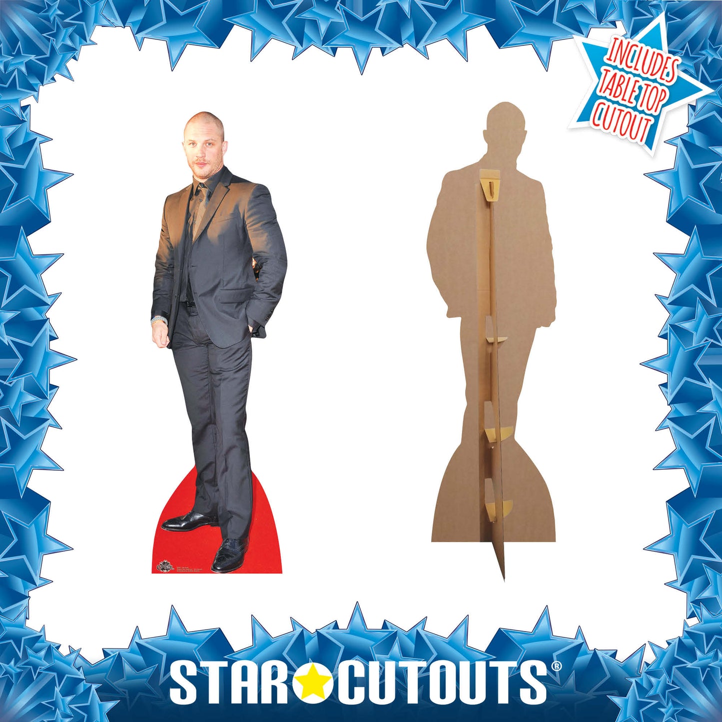 CS565 Tom Hardy Height 186cm Lifesize Cardboard Cut Out With Mini