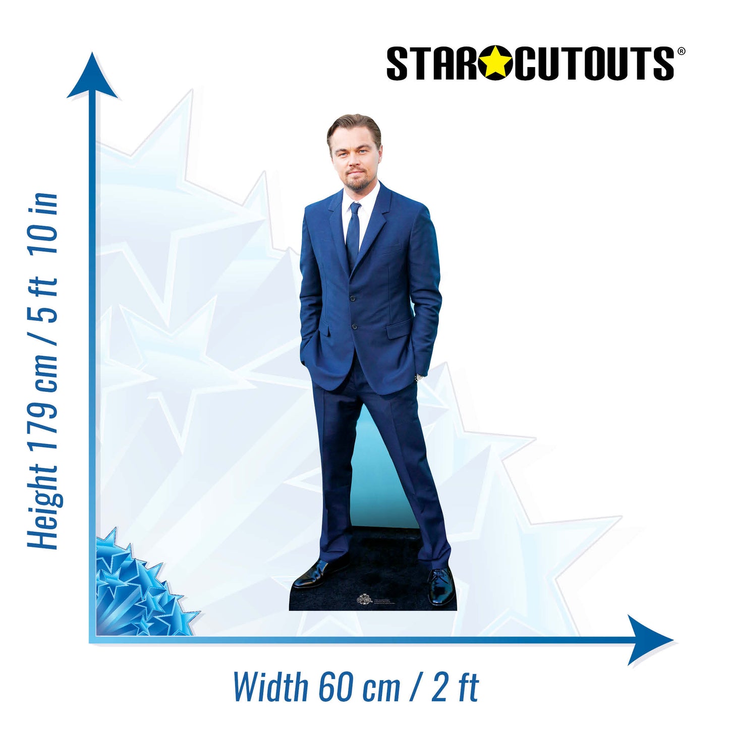 CS586 Leonardo Di Caprio Height 179cm Lifesize Cardboard Cutout