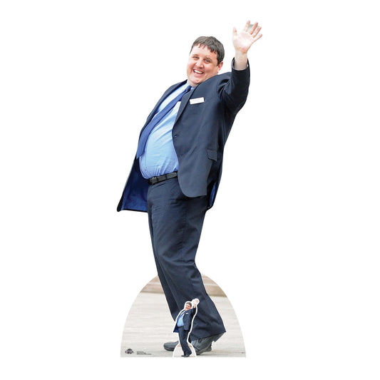 CS673 Peter Kay Height 185cm Lifesize Cardboard Cut Out With Mini