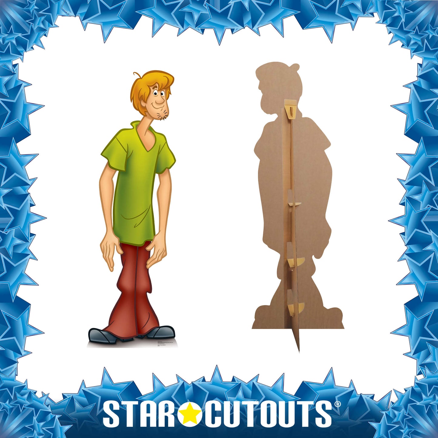 SC684 Shaggy Cardboard Cut Out Height 175cm