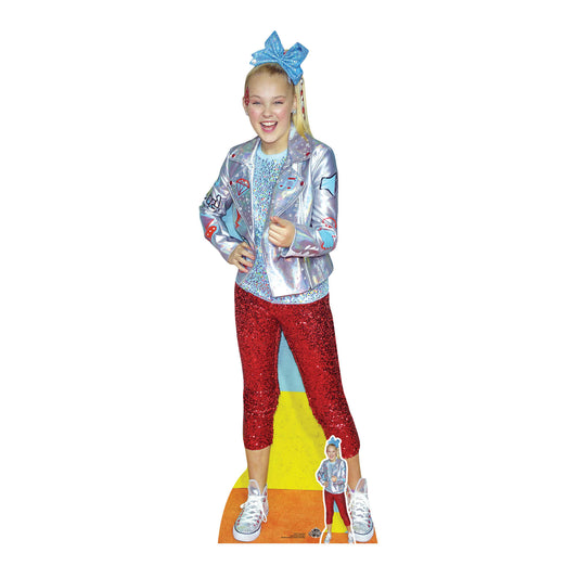 CS717 Jojo Siwa Height 172cm Lifesize Cardboard Cut Out With Mini