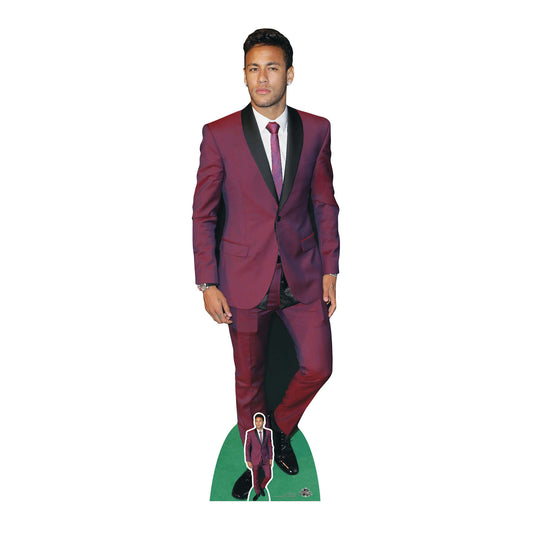 CS742 Neymar Height 175cm Lifesize Cardboard Cut Out With Mini