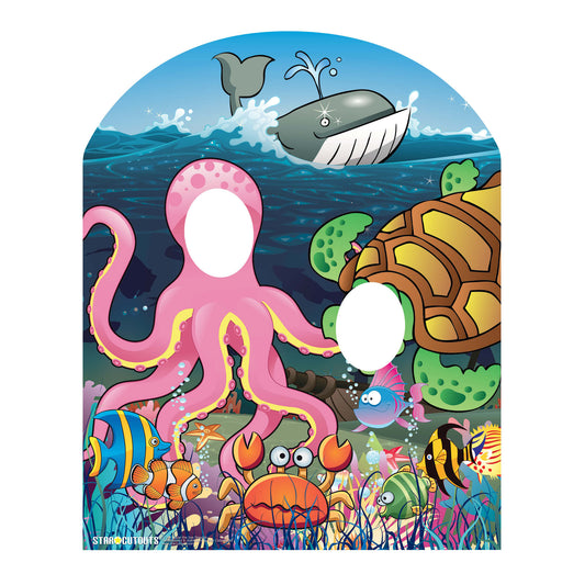 SC764 Under the Sea Stand In (Child) Cardboard Cut Out Height 118cm