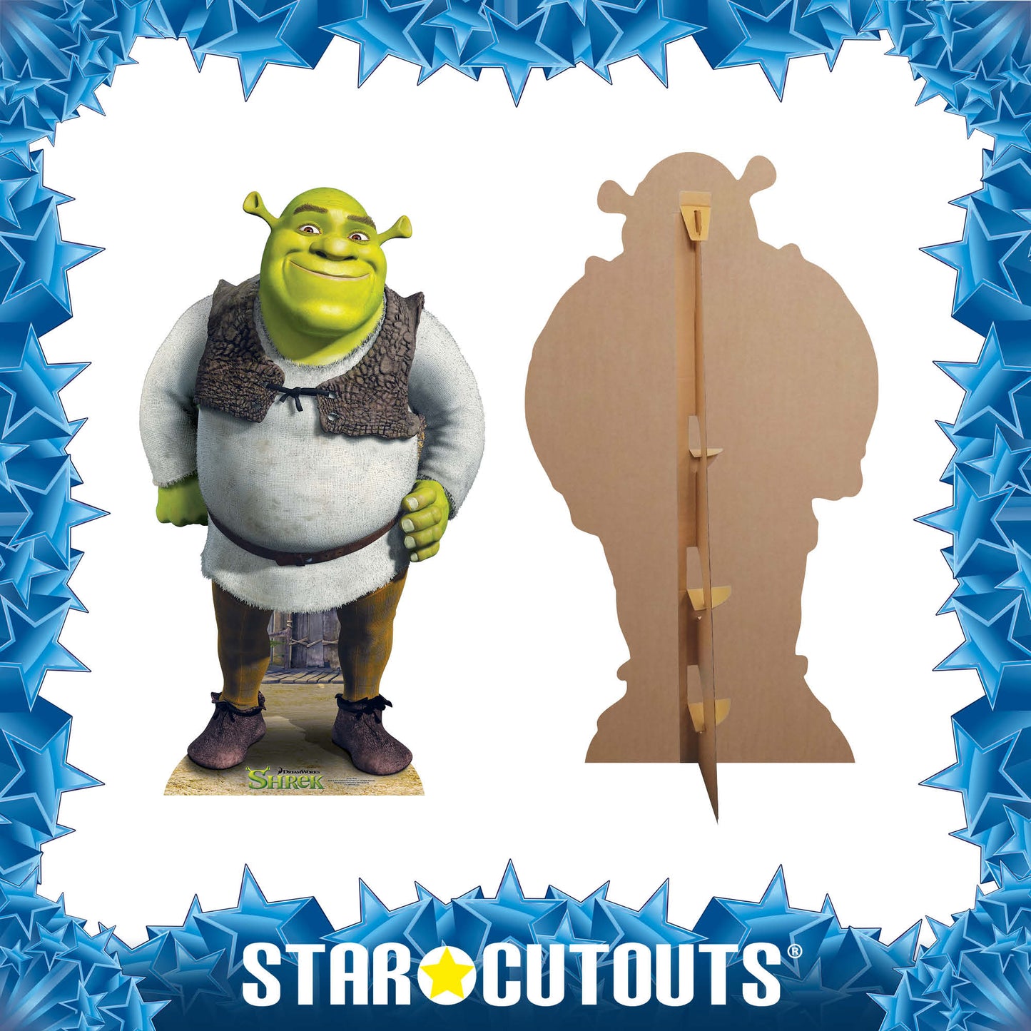 SC785 Shrek Cardboard Cut Out Height 170cm