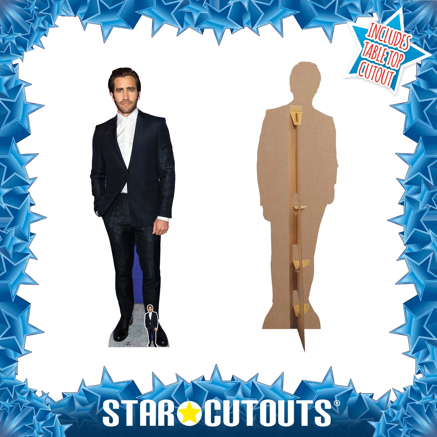 CS799 Jake Gyllenhaal Actor Height 184cm Lifesize Cardboard Cut Out With Mini