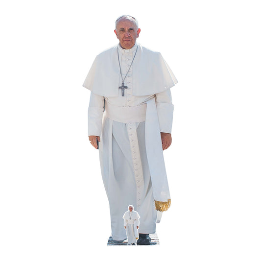 SC940 Pope Francis Cardboard Cut Out Height 176cm