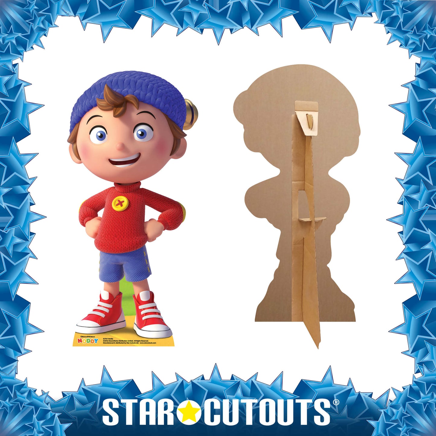 SC961 Noddy Cardboard Cut Out Height 91cm