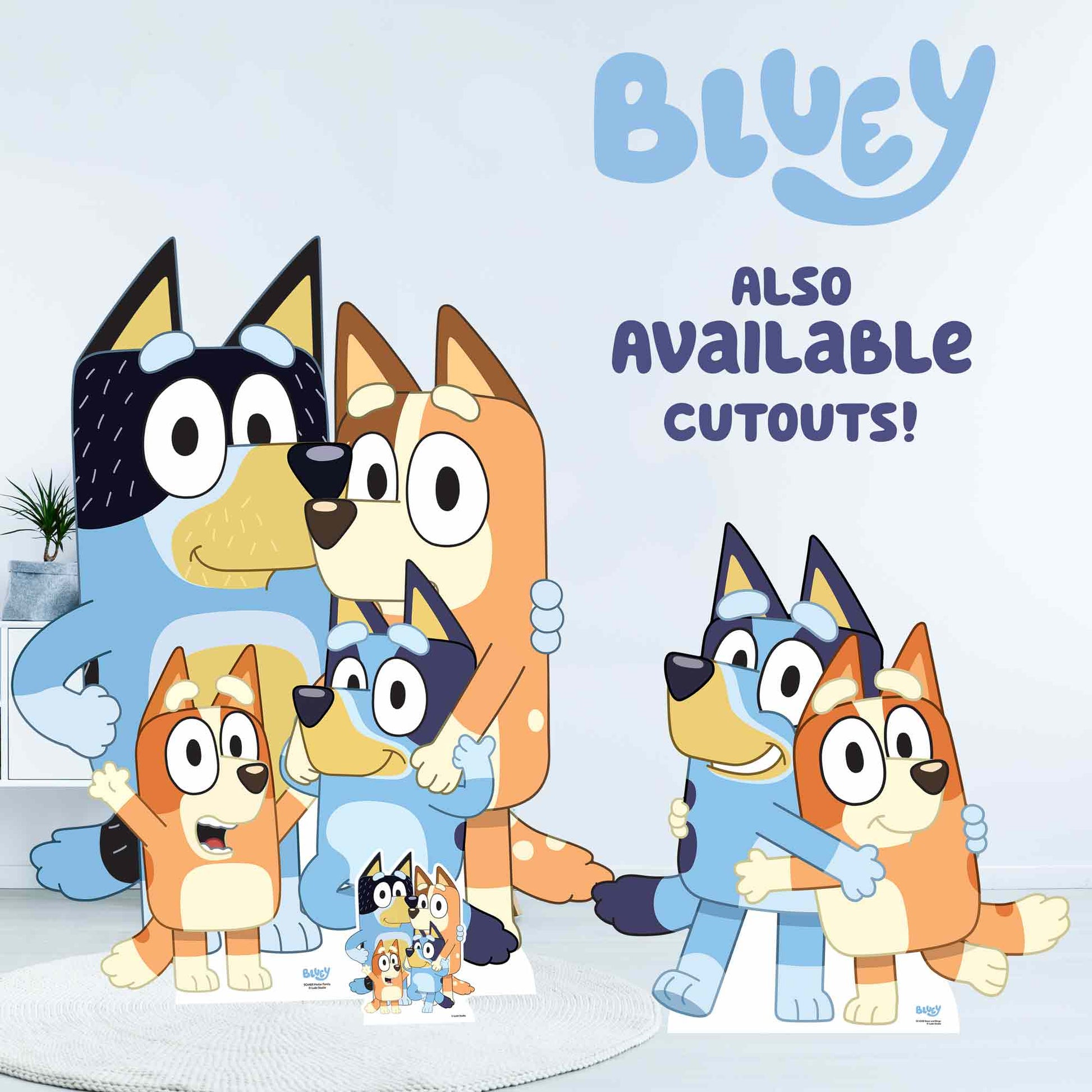 SC4465 Heeler Family Cardboard Cut Out Height 117cm