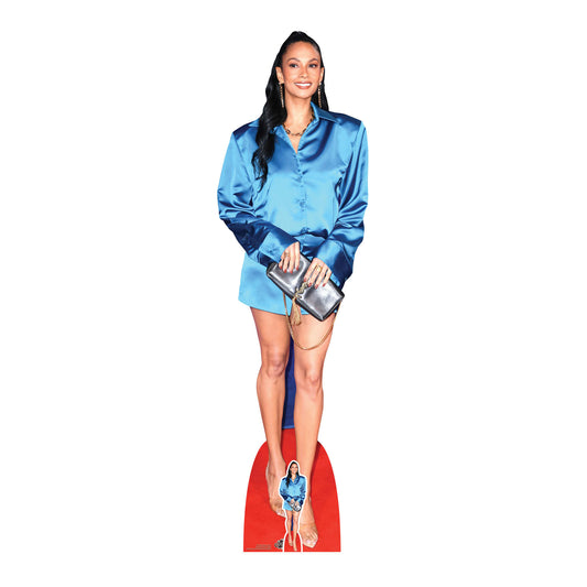 CS1096 Alesha Dixon Height 172cm Lifesize Cardboard Cut Out With Mini