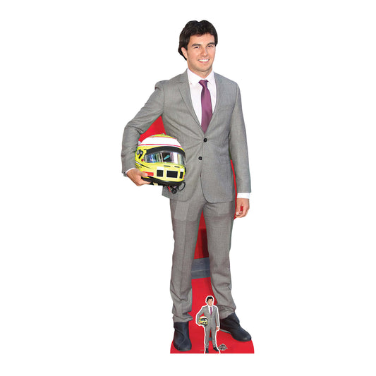 CS1100 Sergio Perez Height 174cm Lifesize Cardboard Cut Out With Mini