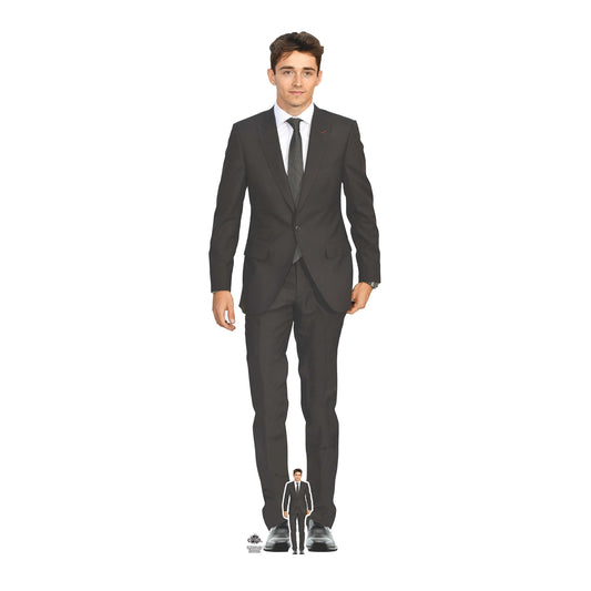 CS1102 Charles Leclerc Height 181cm Lifesize Cardboard Cut Out With Mini