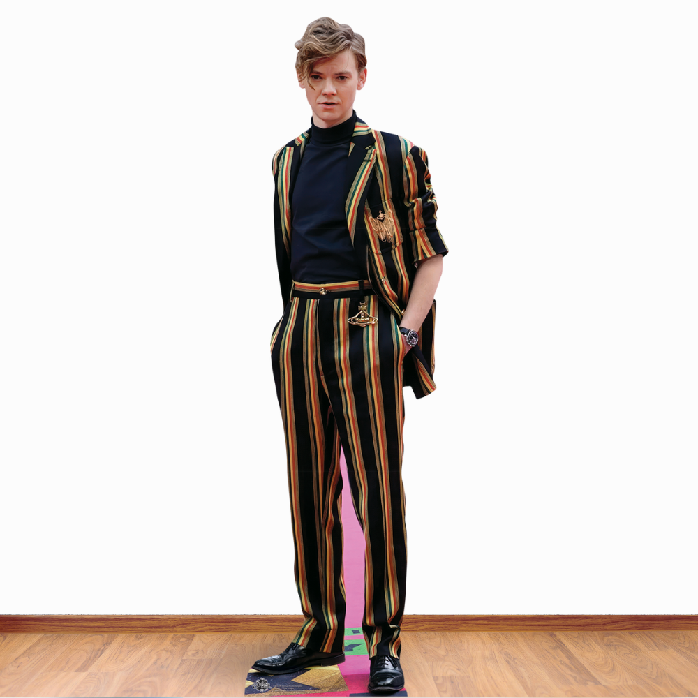 CS1150 Thomas Brodie-Sangster Height 179cm Lifesize Cardboard Cut Out With Mini