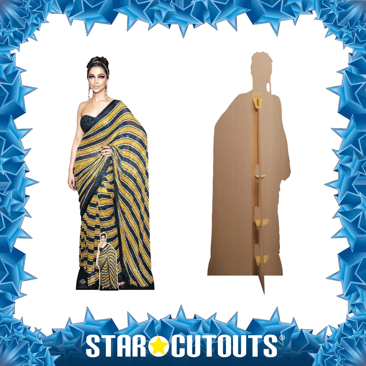 CS1179 Deepika Padukone Sari Height 175cm Cardboard Cutout