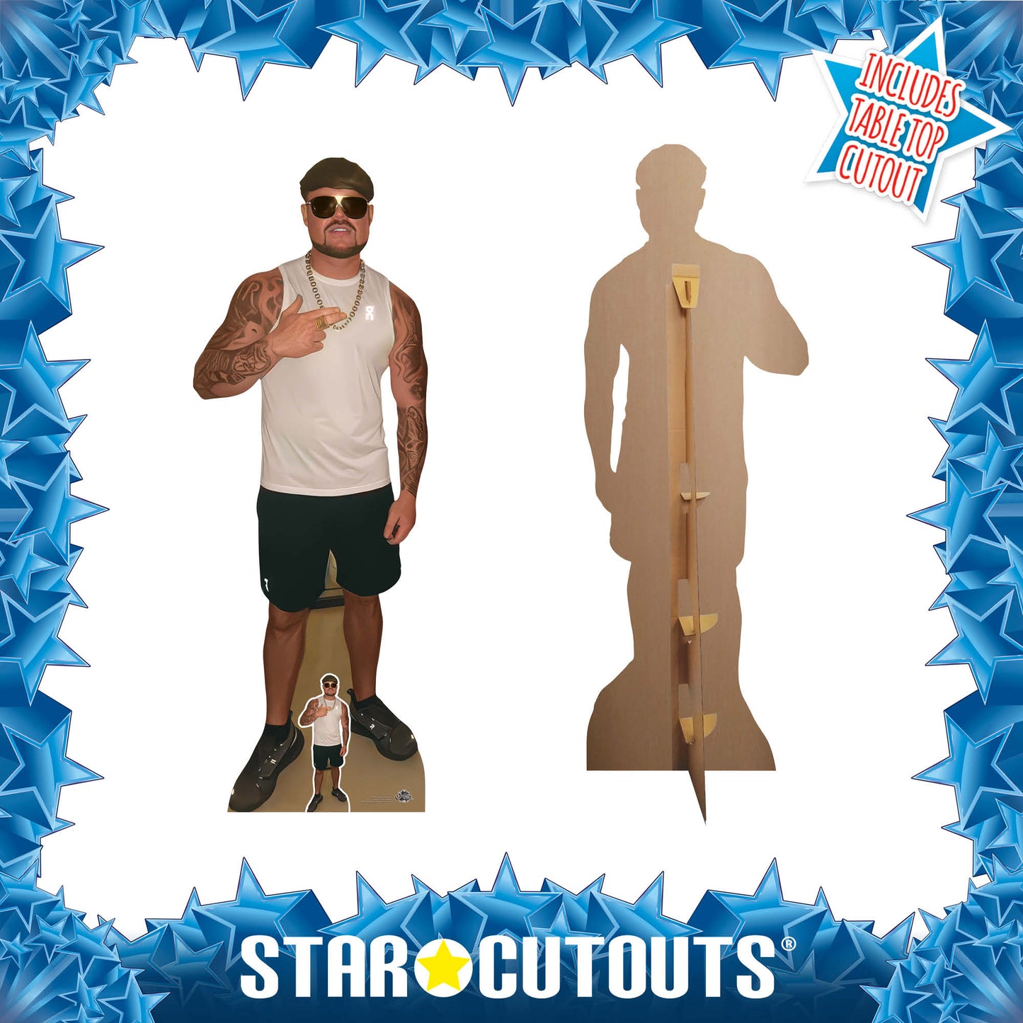 CS1250 Ibiza Final Boss Cardboard Cutout Height 182cm