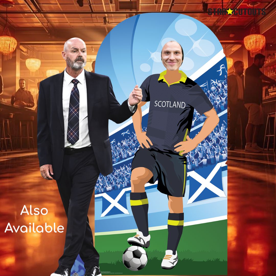 CS1285 Steve Clarke Football Manager Cardboard Cutout Height 179cm