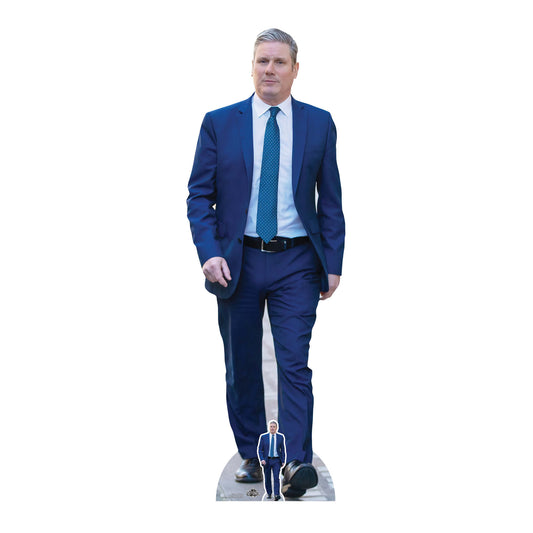 CS946 Keir Starmer Labour Height 175cm Lifesize Cardboard Cut Out With Mini