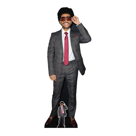 CS987 The Weeknd Height 183cm Lifesize Cardboard Cut Out With Mini