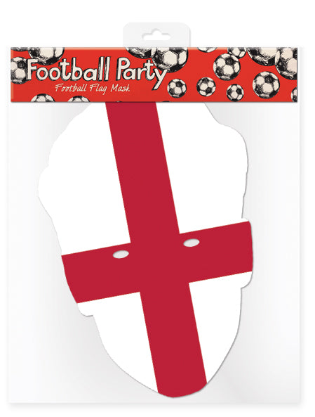 SM163 England Flag Football Single Face Mask