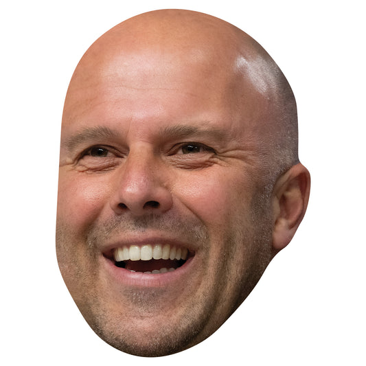 GH016 Arne Slot Giant Head Cardboard Cut Out Height 72cm