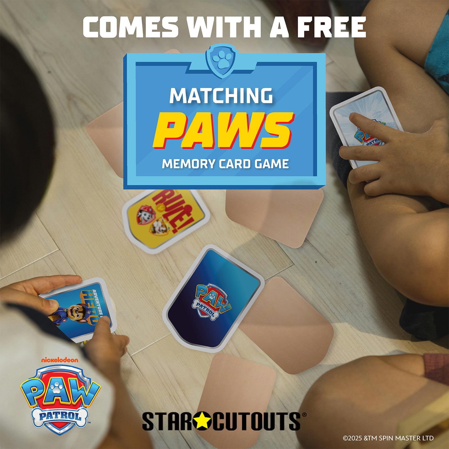 SC4597 Three Chase Paw Patrol Multi Pack Bundle Cardboard Cut Outs Height 66cm